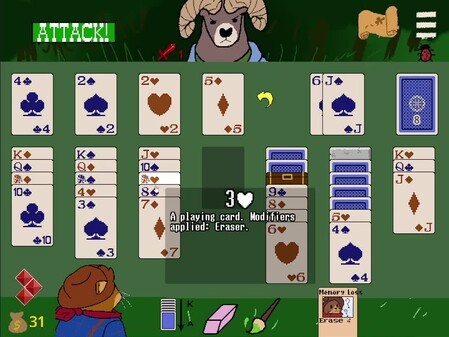 Klondike's Hike: A Solitaire Roguelike